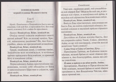 Великий покаянный канон преподобного Андрея Критского. Житие преподобной Марии Египетской (вид 1) Великий покаянный канон преподобного Андрея Критского. Житие преподобной Марии Египетской (фото, вид 1)