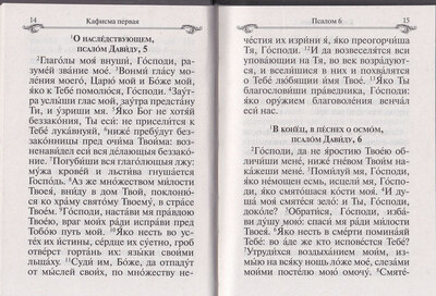 Псалтирь и молитвы по усопшим (вид 1) Псалтирь и молитвы по усопшим (фото, вид 1)