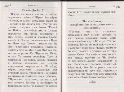 Псалтирь. Крупный шрифт (вид 1) Псалтирь. Крупный шрифт (фото, вид 1)