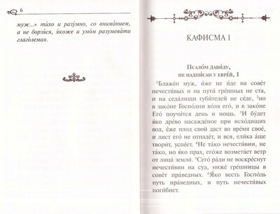 Псалтирь. Крупный шрифт (вид 3) Псалтирь. Крупный шрифт (фото, вид 3)