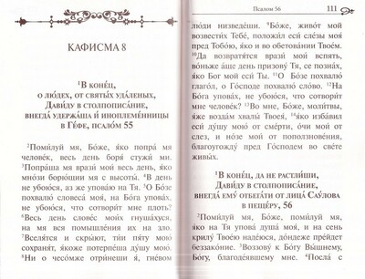 Псалтирь. Крупный шрифт (вид 4) Псалтирь. Крупный шрифт (фото, вид 4)